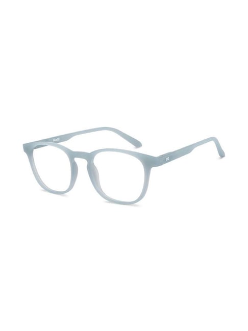 HUSTLR Blue Square Blue Light Protection Unisex Reading Glasses