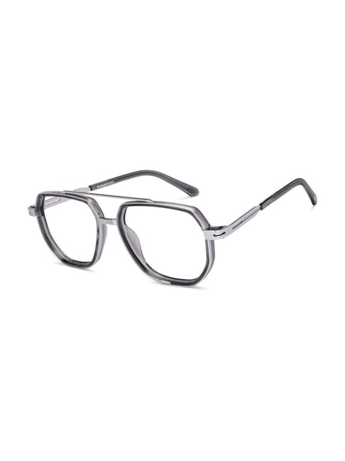 Lenskart STUDIOSilver Square Unisex Reading Glasses