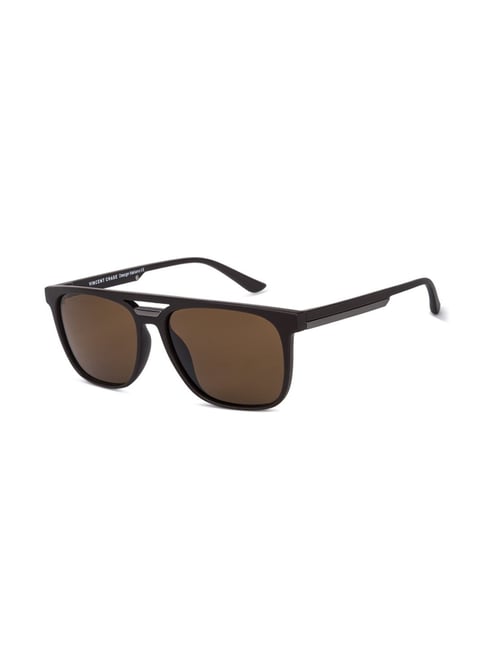 Buy Vincent Chase by Lenskart VC S12644 Brown Polarized Square