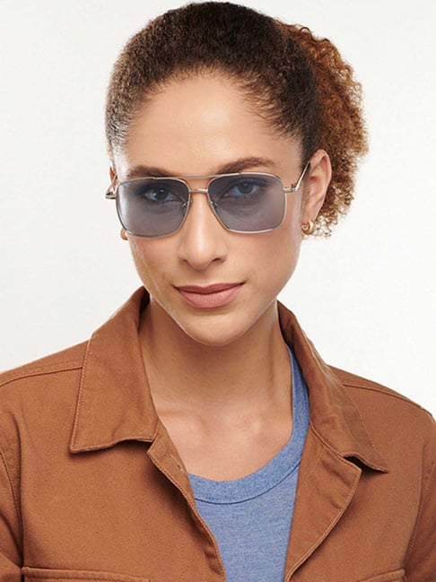 Buy Vincent Chase 149037 Blue Polarized Square Sunglasses