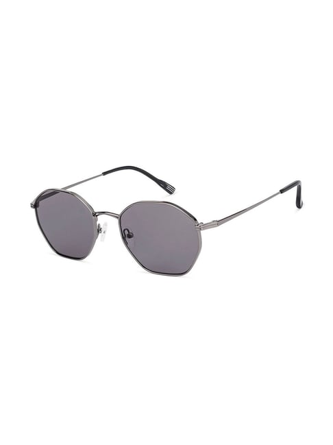 John Jacobs 134947 Grey UV Protected Geometric Sunglasses