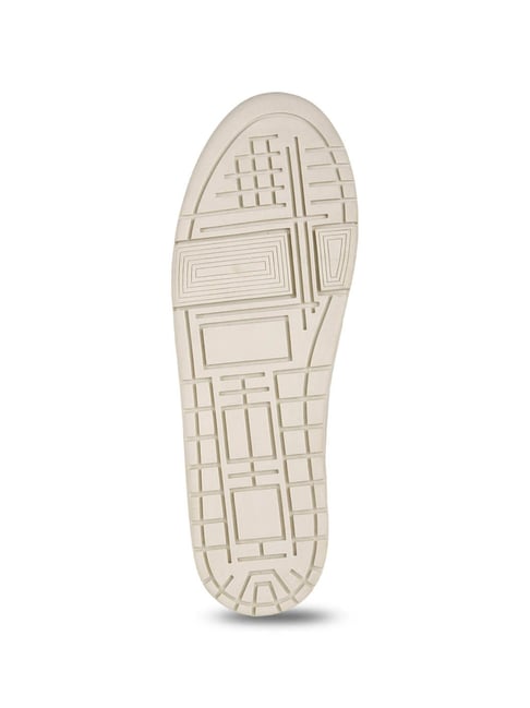 Metro Women's Off White Ankle High Sneakers