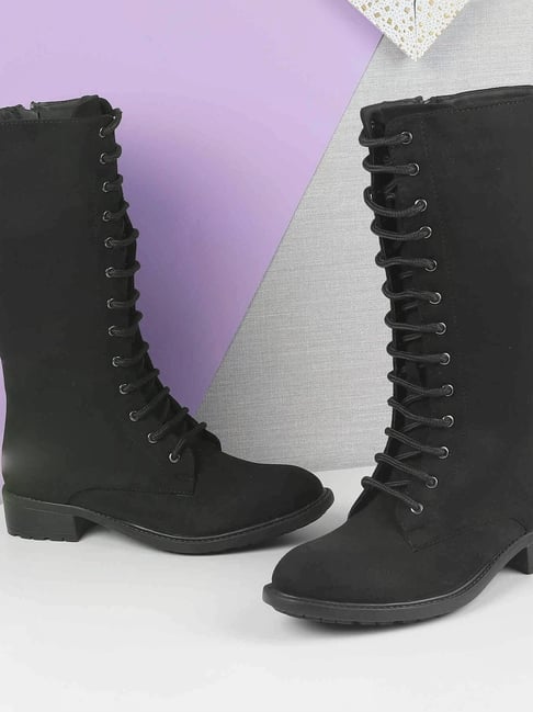 Mochi Women's Black Snow Boots-picture-38