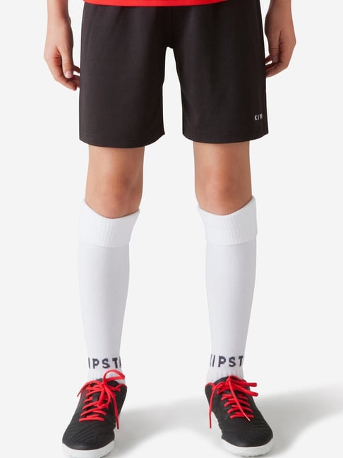 Kipsta by Decathlon Kids Black Football Shorts