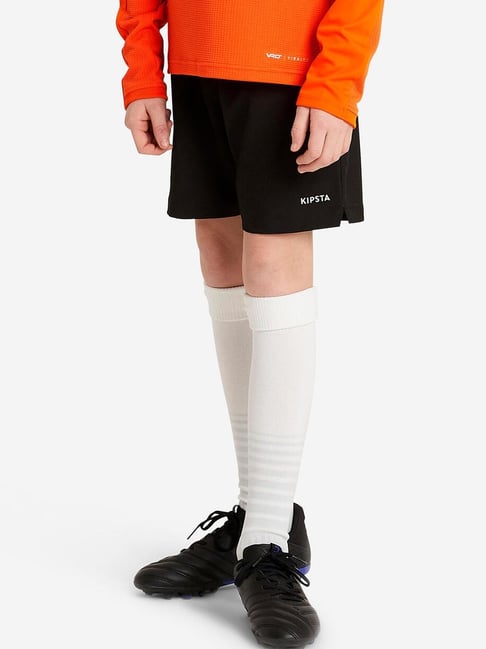 Kipsta by Decathlon Kids Black Football Shorts