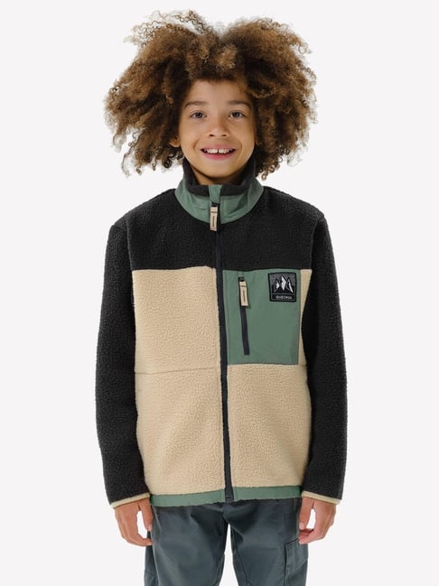 Quechua by Decathlon Kids Multicolor Hiking Sherpa Jacket-picture-36