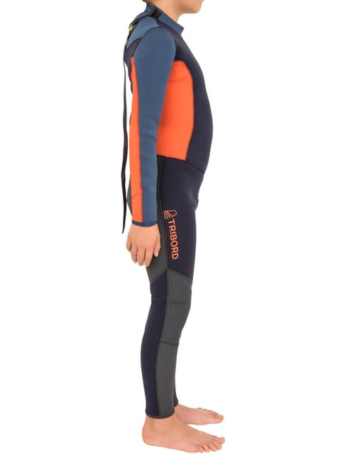 Tribord by Decathlon Kids Asphalt Blue Neoprene Suit - Main Image