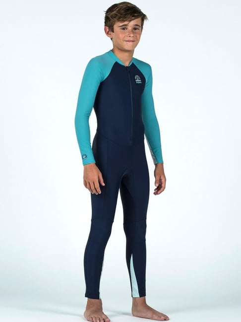 Nabaiji by Decathlon Kids Multicolor Color Block Full Body Swimsuits