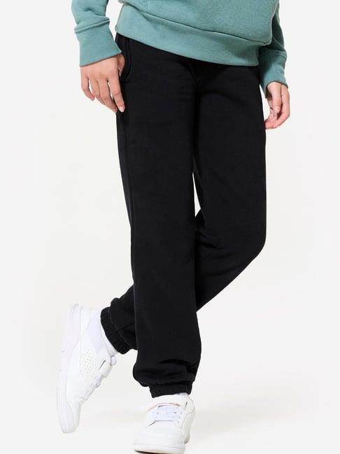 Domyos by Decathlon Kids Black Tracksuit Bottoms