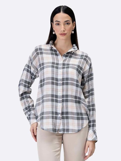 SALT Attire Black & White Checks Shirt-picture-31