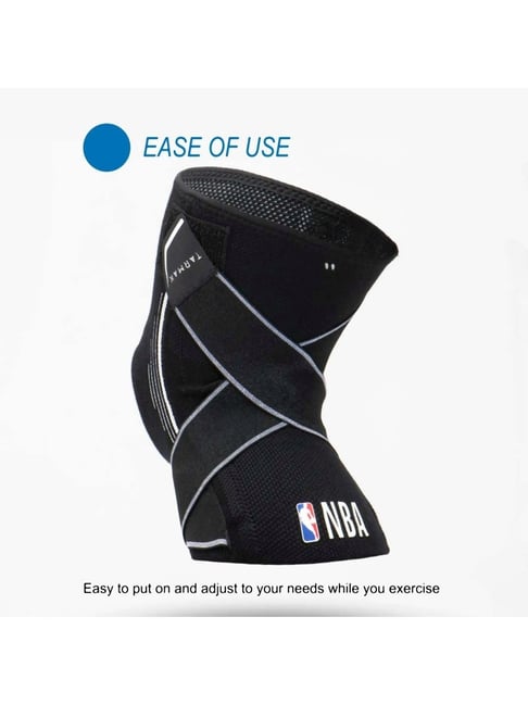 Tarmak by Decathlon Knee Brace Mid 500 NBA Licensed Black