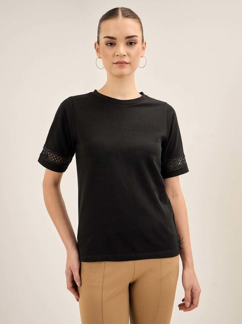 SALT Attire Black Plain Top-picture-17