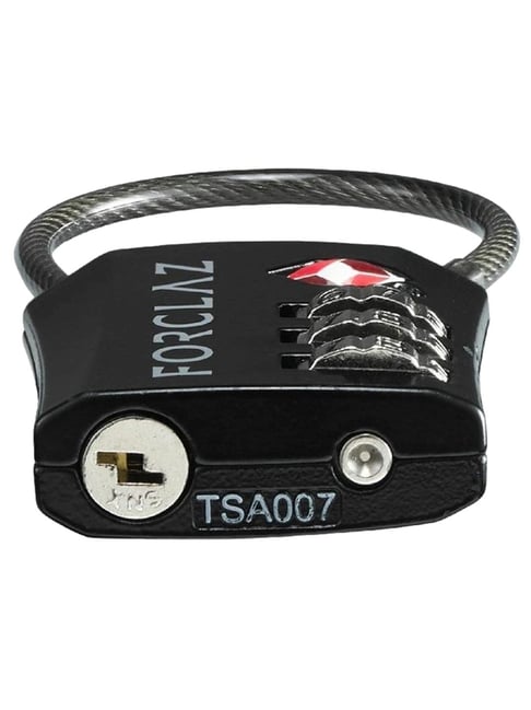 Forclaz by Decathlon Code Cable Lock Travel TSA Black