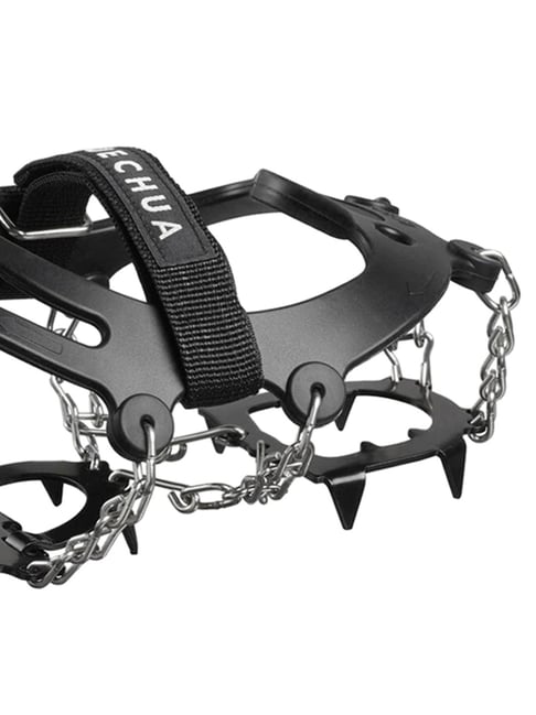 Quechua by Decathlon Adjustable Size Crampons for Adults Black SH900
