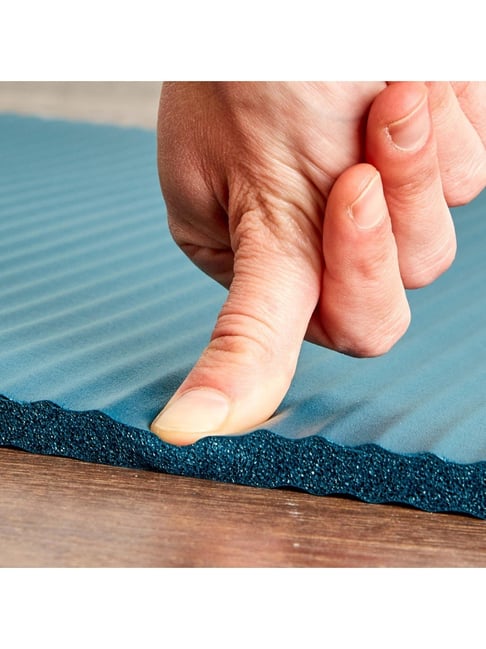 Domyos by Decathlon Pilates Mat Comfort 100 160 Cm 55 Cm 10 Mm Blue
