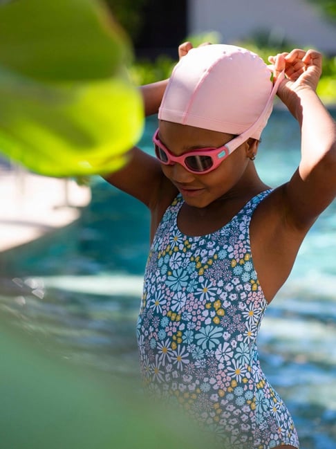 Nabaiji by Decathlon Adult Swimming Cap Coated Mesh Plain Fabric Pink
