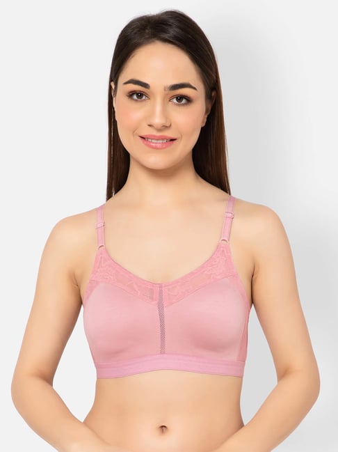 Buy Cotton Solid Non-Padded Full Cup Wire Free T-Shirt Bra Online