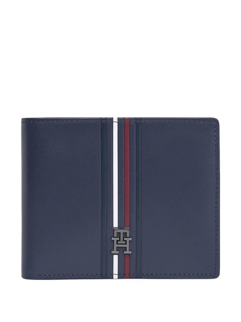TOMMY HILFIGER Elvaston Maroon Casual Leather Bi-Fold Wallet for Men