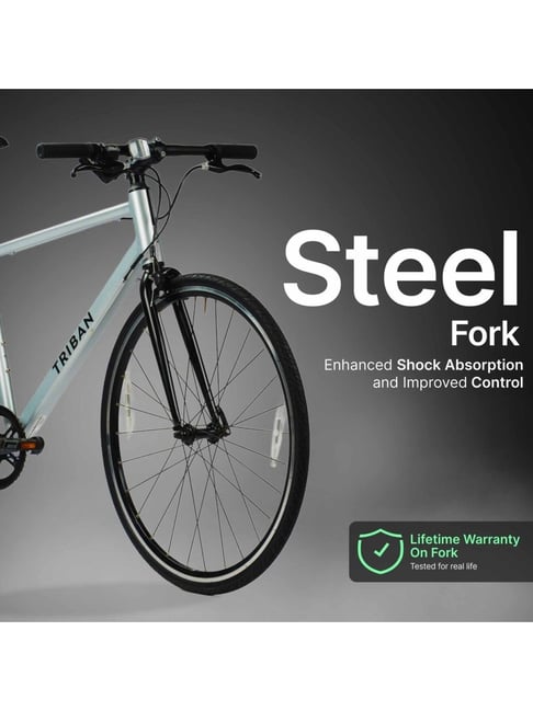 Triban by Decathlon Road Bike Triban RC100 Flat Bar Aluminium