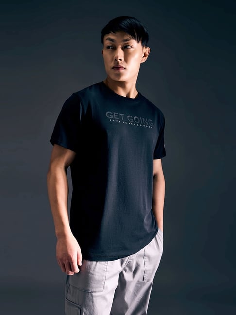 Pepe Jeans Black Slim Fit Printed Sports T-Shirt-picture-21