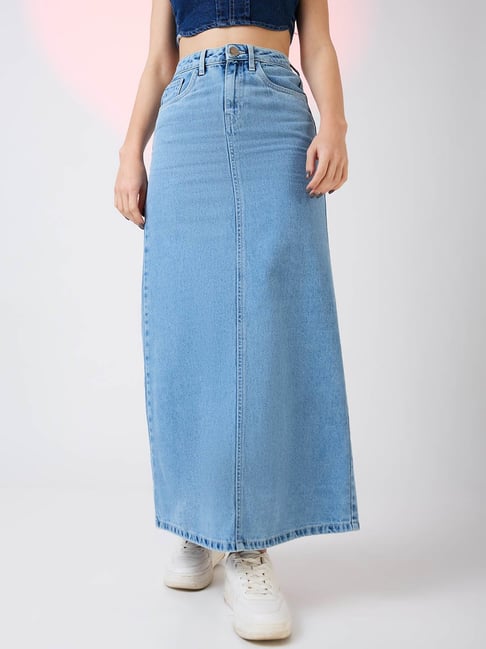新品 Andequal back slit curve denim pants back slit curve denim