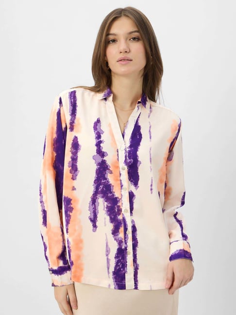 The Souled Store Nebula 100% Cotton Print Shirt-picture-44