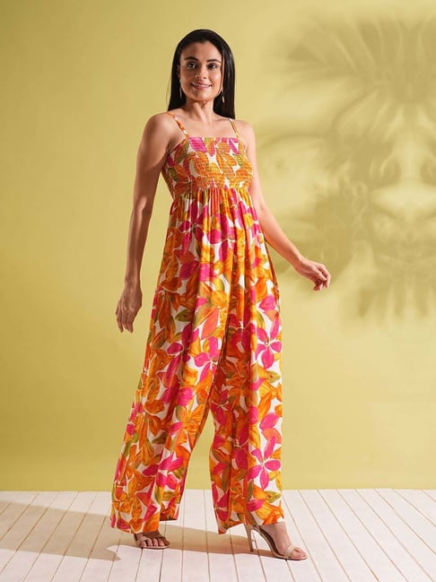Globus Multicolored Floral Printed Jumpsuit-picture-32