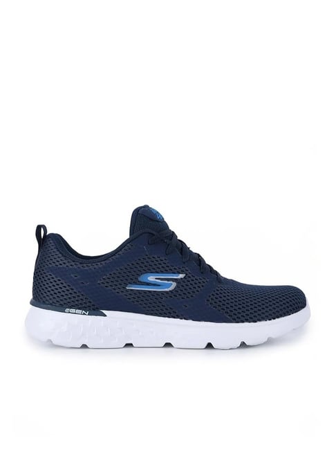 Skechers Men's GO RUN 400 Navy Running Shoes-picture-19