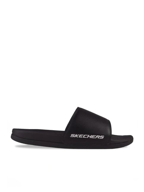 Skechers Men's GAMBIX INDIA Black Slides