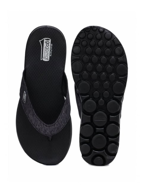 Buy Skechers Women's ON-THE-GO FLOW Black Flip Flops for Women