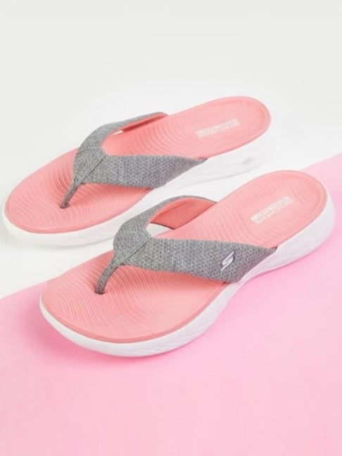 Skechers Women's ON-THE-GO 600 PREF Pink Flip Flops