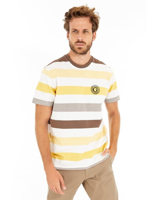 Guess Multi Regular Fit Stripes T-shirt