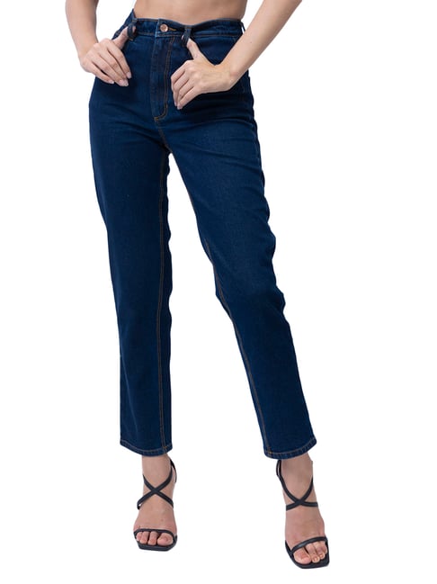 Guess Blue Solid Jeans-picture-45