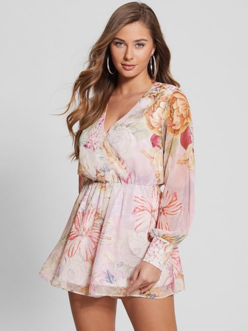 Guess Multi Print Full Sleeves Playsuits-picture-38