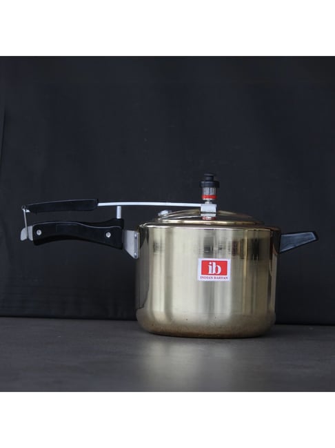 Indian Bartan Gold Brass Pressure Cooker (3000ml)