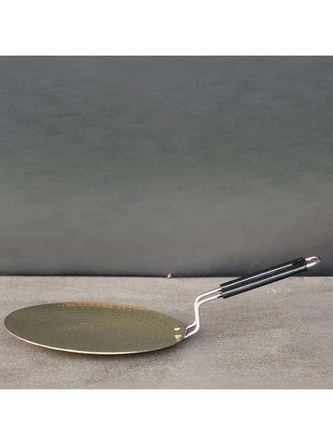 Indian Bartan Gold Brass Tawa