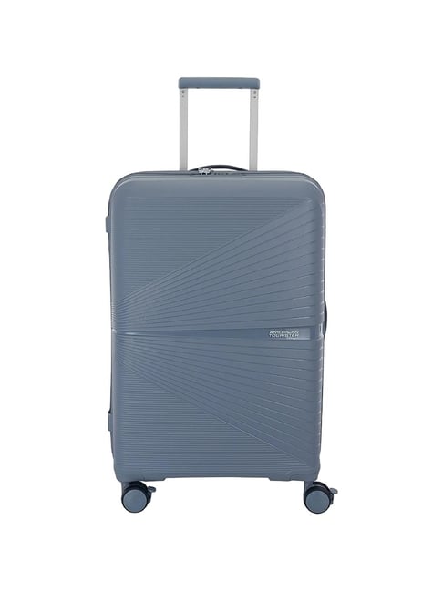 American Tourister Airconic 2.0 Grey 8 Wheels Medium Hard Cabin Trolley Bag