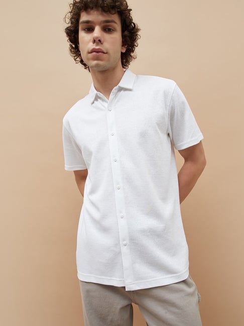 Forca By Lifestyle White Regular Fit Shirt-picture-30