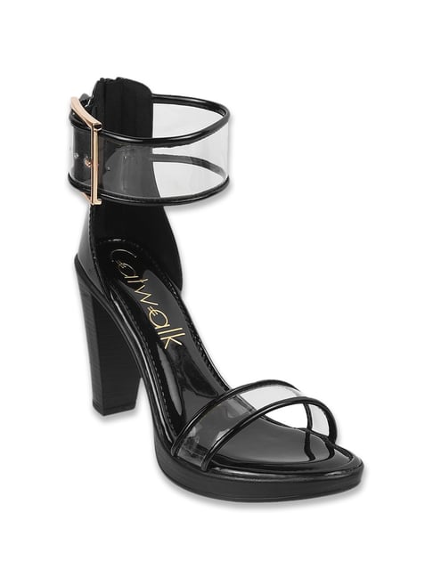 Catwalk Women's Black Ankle Strap Sandals-picture-12
