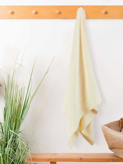 Layers Be Bold Yellow 450 GSM Cotton Bath Towel-picture-10