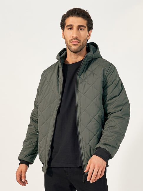 Styli Olive Regular Fit Puffer Jacket