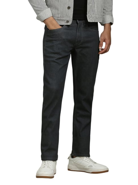 Louis Philippe Grey Slim Fit Jeans-picture-21