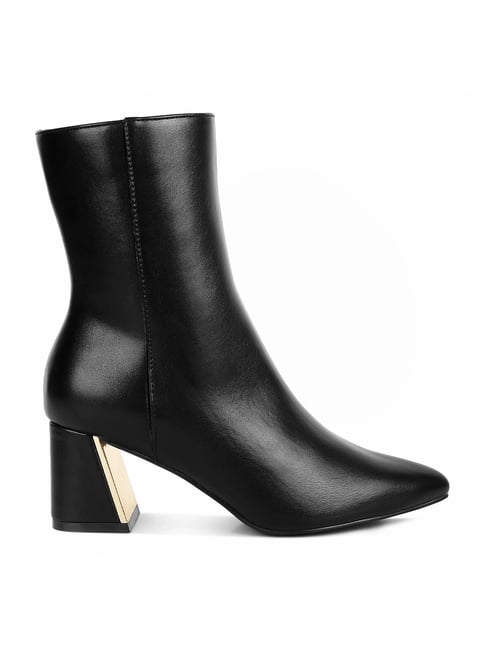 London Rag Women's Black Casual Booties