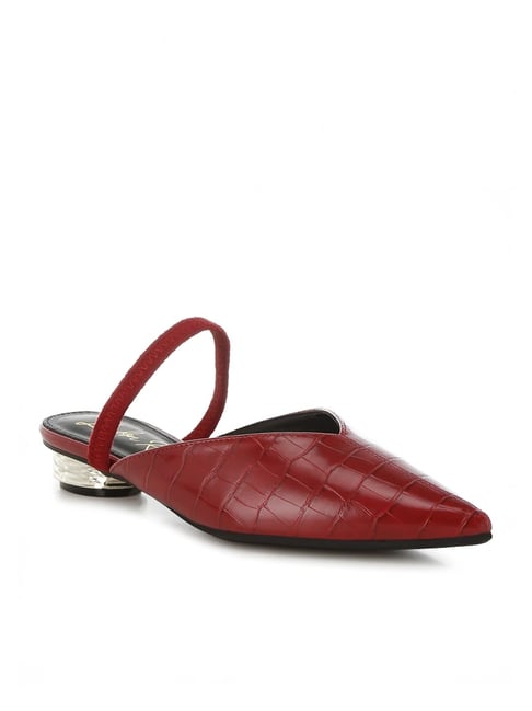 Buy London Rag Women's Red Mule Shoes for Women at Best Price