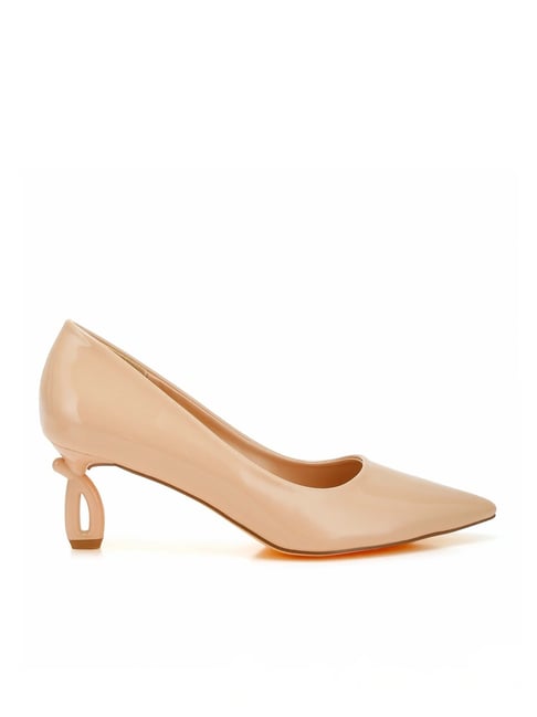 London Rag Women's Beige Stiletto Pumps
