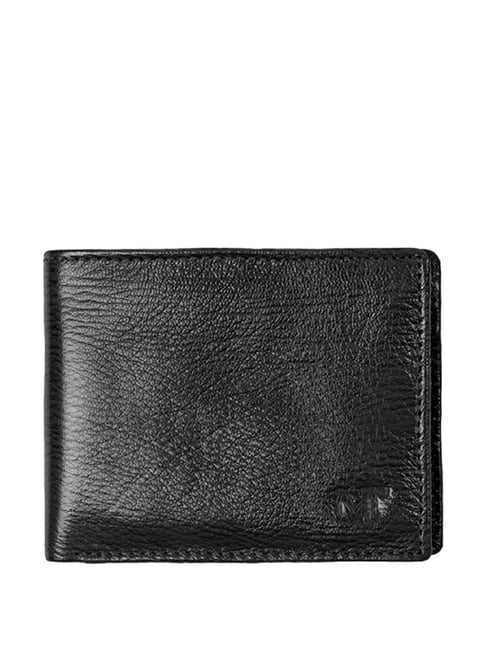 MaheTri Black Casual Leather Bi-Fold Wallet for Men-picture-47
