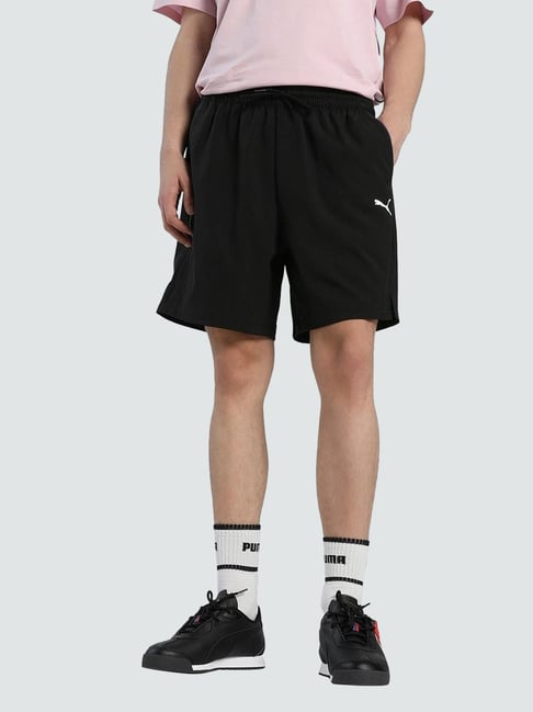 Puma Black Regular Fit Sports Shorts