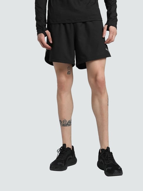 Puma Black Regular Fit Sports Shorts