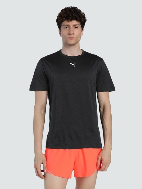 Puma Black Regular Fit Sports T-Shirt-picture-18