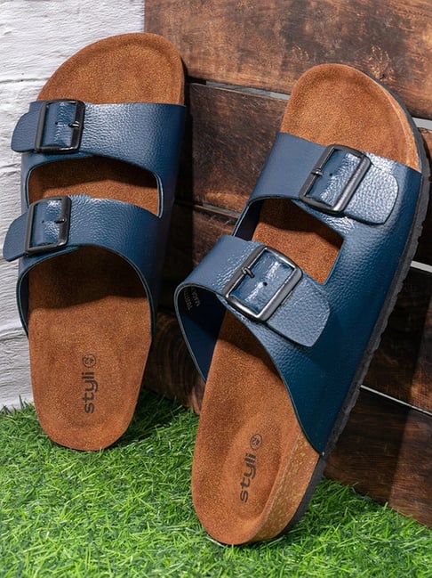 Styli Men's Navy Casual Sandals-picture-33